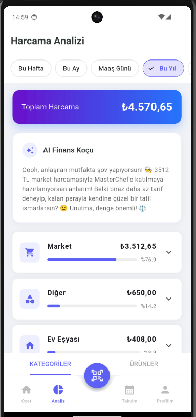 FişMatik: Bütçe Takibi Screenshot 5